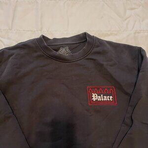 Palace Skateboards Gated Community Crew Sweatshirt Medium BLACK Crewneck 2019